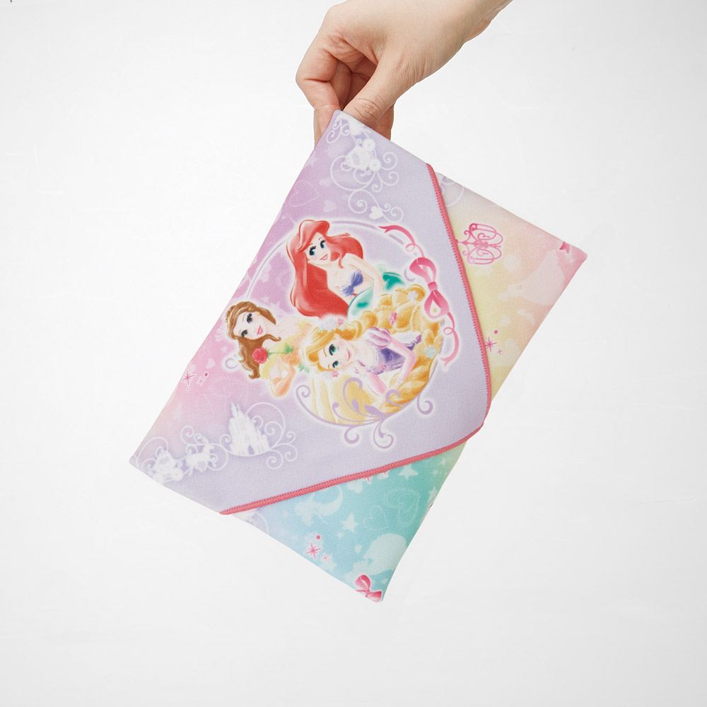 【メール便対象品】 くっつく ランチクロス 43cm お弁当 水筒 包む 簡単 便利 キャラクター 可愛い スケーター skater KBST43 ディズニー プリンセス 女の子 女子