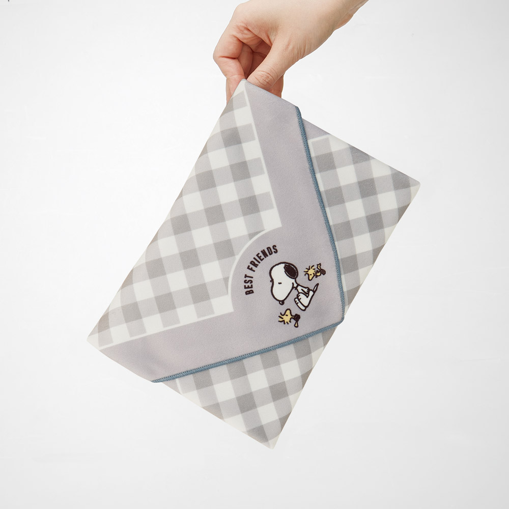 【メール便対象品】 くっつく ランチクロス 43cm お弁当 水筒 包む 簡単 便利 キャラクター 可愛い スケーター skater KBST43 スヌーピー SNOOPY ピーナッツ 女性 レディース