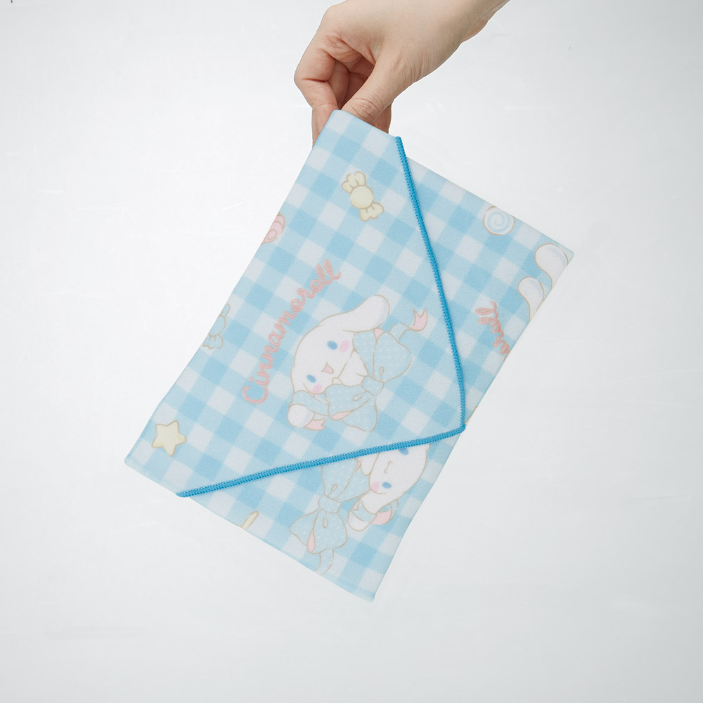 【メール便対象品】 くっつく ランチクロス 43cm お弁当 水筒 包む 簡単 便利 キャラクター 可愛い スケーター skater KBST43 シナモロール シナモン サンリオ 女の子 女子