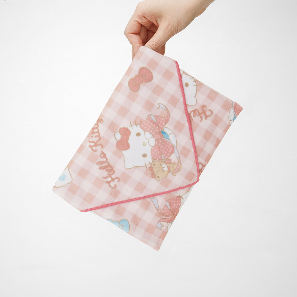【メール便対象品】 くっつく ランチクロス 43cm お弁当 水筒 包む 簡単 便利 キャラクター 可愛い スケーター skater KBST43 キティ ハローキティ キティちゃん 女の子
