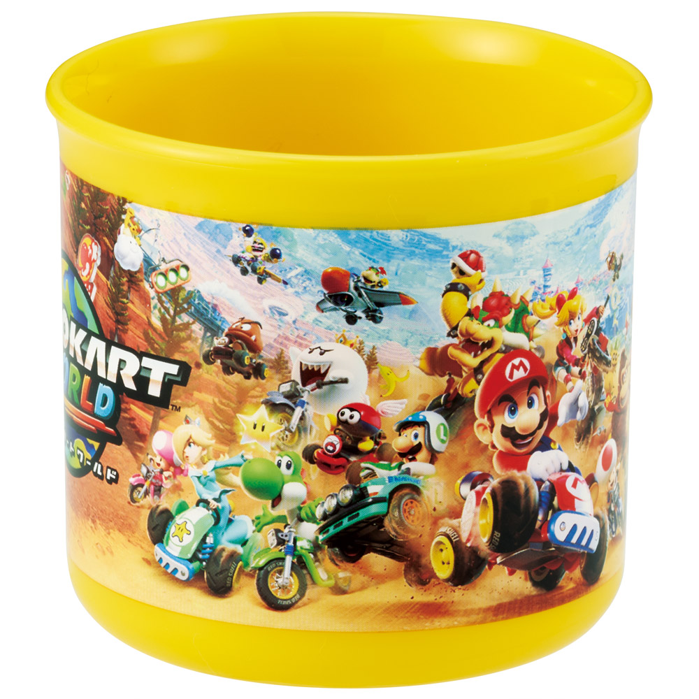 スケーター 200ml プラスチック コップ 幼稚園 子供 プラコップ 割れにくい 食洗機対応 skater KE4A マリオカートワールド マリオ MARIO 男の子 男子 男児【キャラクター 子供用食器 子ども こども 保育園】
