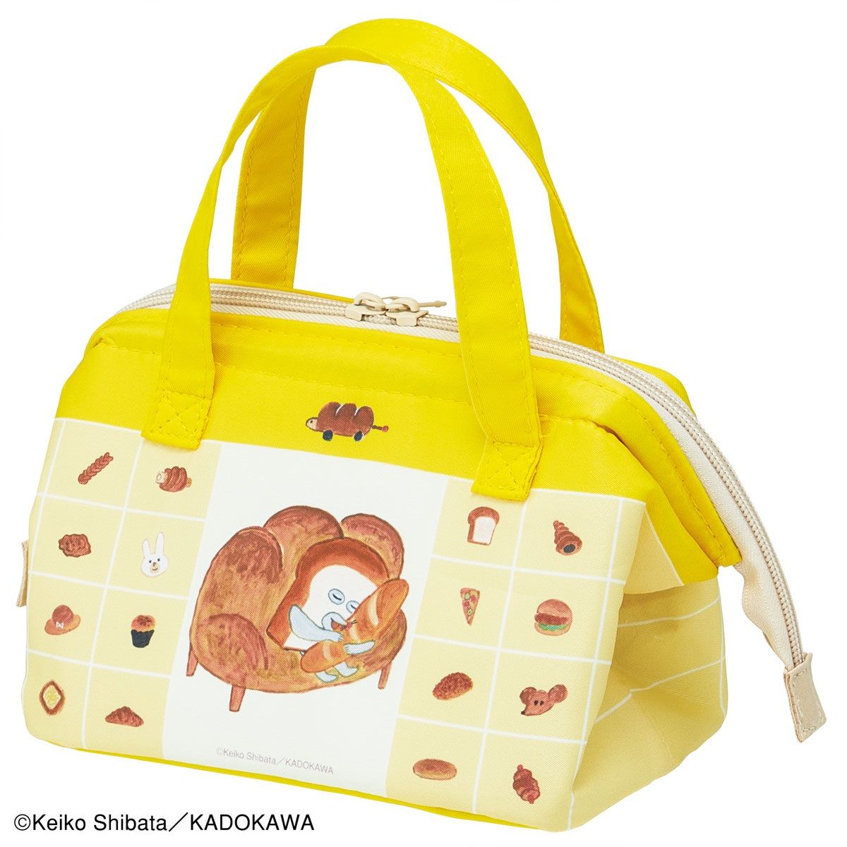 スケーター 保冷 ランチ バッグ がま口 子供弁当箱用 お弁当 かばん 小さめ skater KGA0 パンどろぼう 26年 食ぱん 絵本キャラ 男の子 女の子【ランチバック 保冷バッグ アルミ蒸着 広口 男の子 女の子】