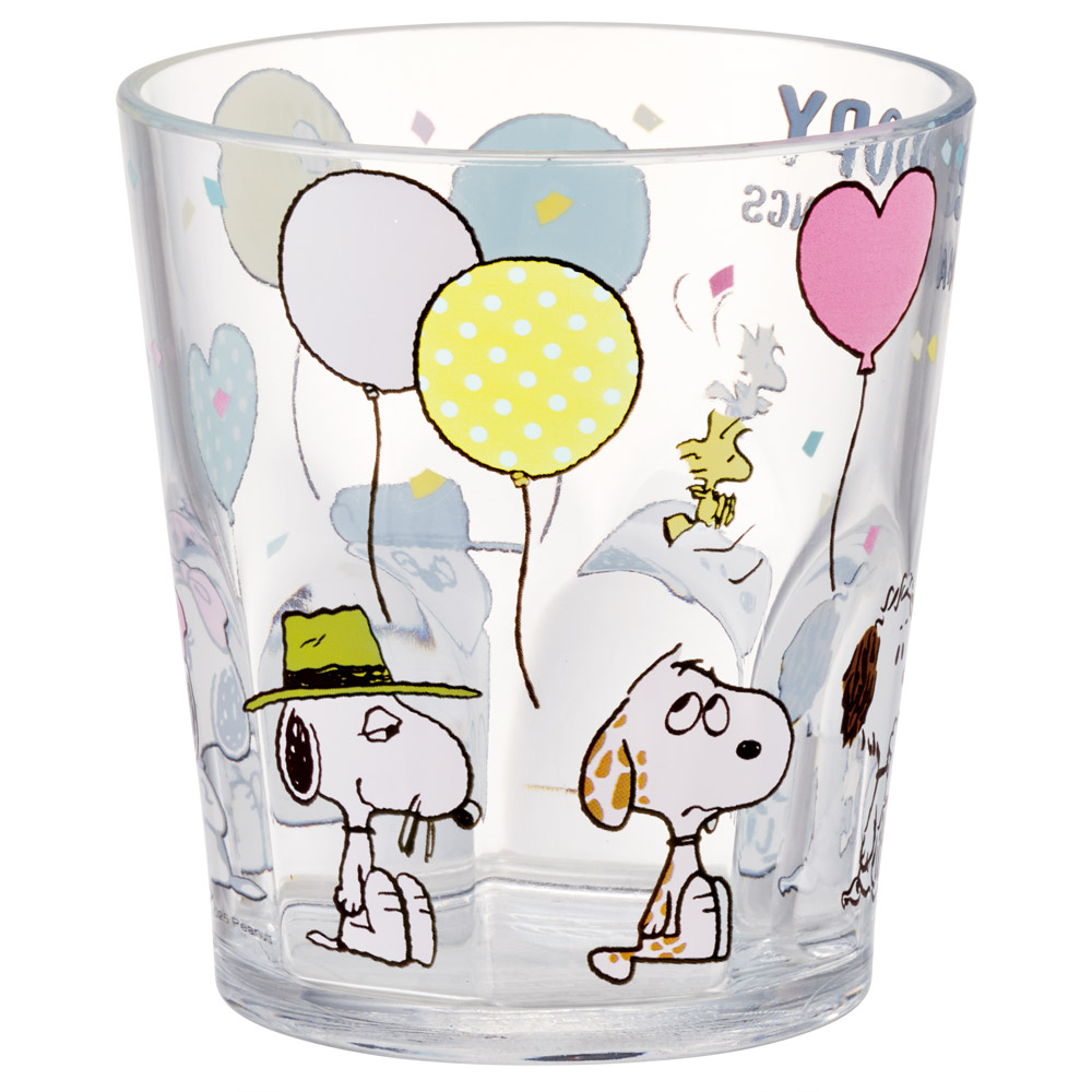 アクリル コップ 割れない 280ml プラスチック 子供 子ども キッズ キャラクター skater スケーター KSA4 スヌーピー SNOOPY バルーン ピーナッツ 女性【アクリルコップ 洗面所 食器 タンブラー 透明 クリア】