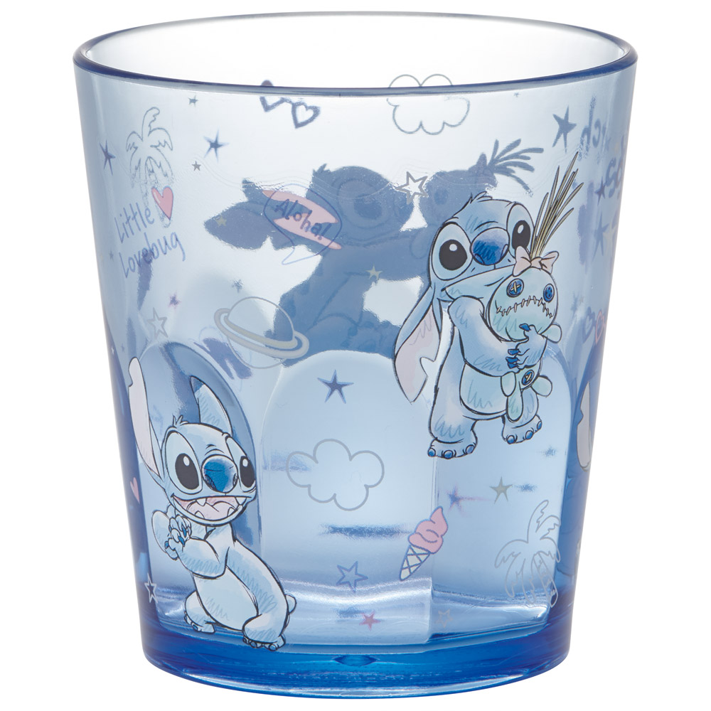 スケーター アクリル コップ 割れにくい 280ml プラスチック 子供 子ども キッズ キャラクター skater KSA4J リロ＆スティッチ ハグ スティッチ 男子 女子【透明 クリア アクリルコップ 洗面所 タンブラー】