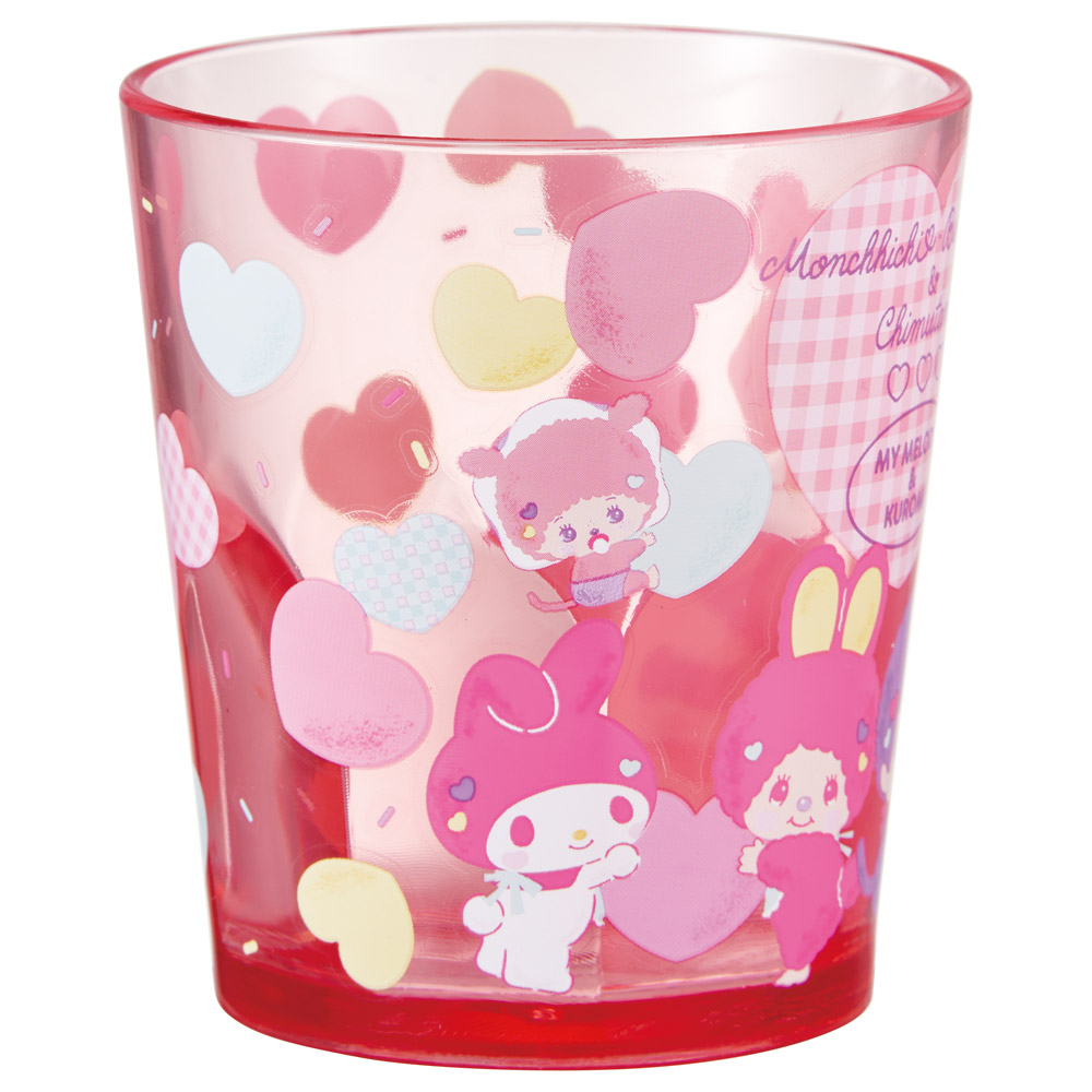 スケーター アクリル コップ 割れにくい 280ml プラスチック 子供 キッズ キャラクター skater KSA4J モンチッチ マイメロディ クロミ サンリオ【透明 クリア アクリルコップ 洗面所 タンブラー】