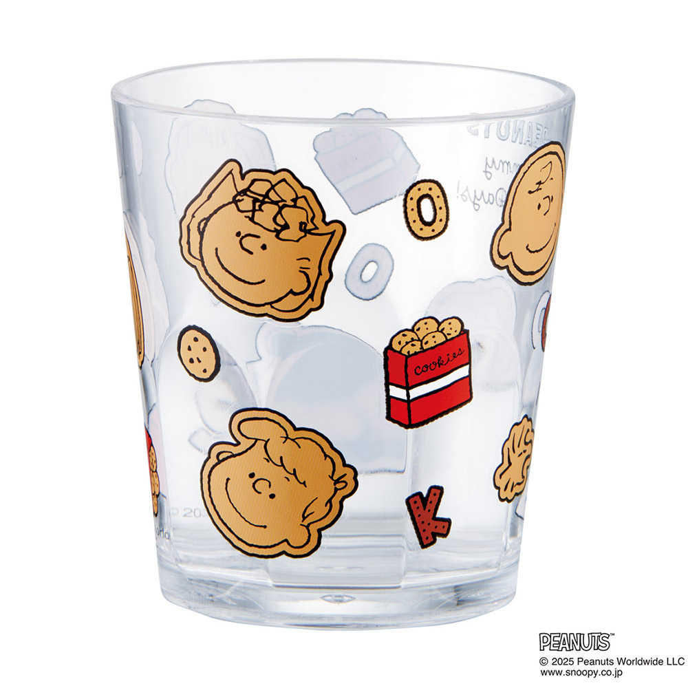 スケーター アクリル コップ 割れにくい 280ml プラスチック 子供 キッズ キャラクター skater KSA4J スヌーピー クッキー SNOOPY ピーナッツ 女性【透明 クリア アクリルコップ 洗面所 タンブラー】