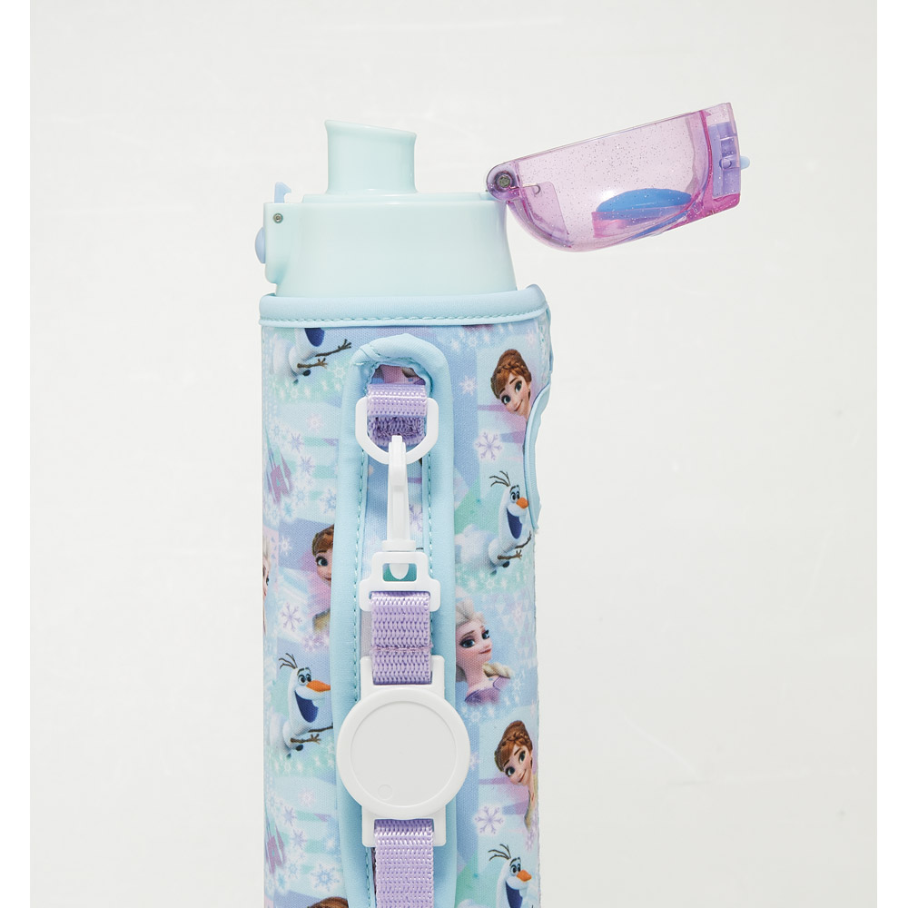 スケーター 水筒 直飲み ステンレス 保冷 500ml 470ml ワンタッチ 水筒カバー付き 約 skater KSDC4 アナと雪の女王 26年 アナ雪 ディズニー 女の子 女子【キャラクター ショルダー ひも キッズ 幼稚園 小学校 子供用水筒】