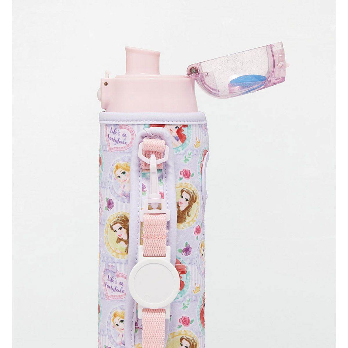 スケーター 水筒 直飲み ステンレス 保冷 470ml ワンタッチ 水筒カバー付き キャラクター skater KSDC4 ディズニー プリンセス 26年 女の子 女子【ショルダー キッズ 幼稚園 小学校 子供用水筒】
