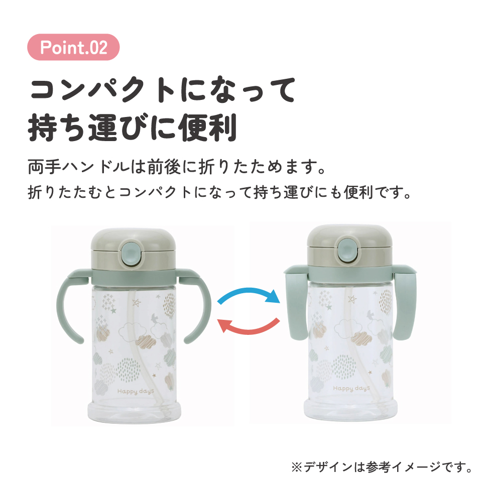 2WAYストローマグ 370ml ＨａｐｐｙＤａｙｓ／KSHW2N_4973307578144