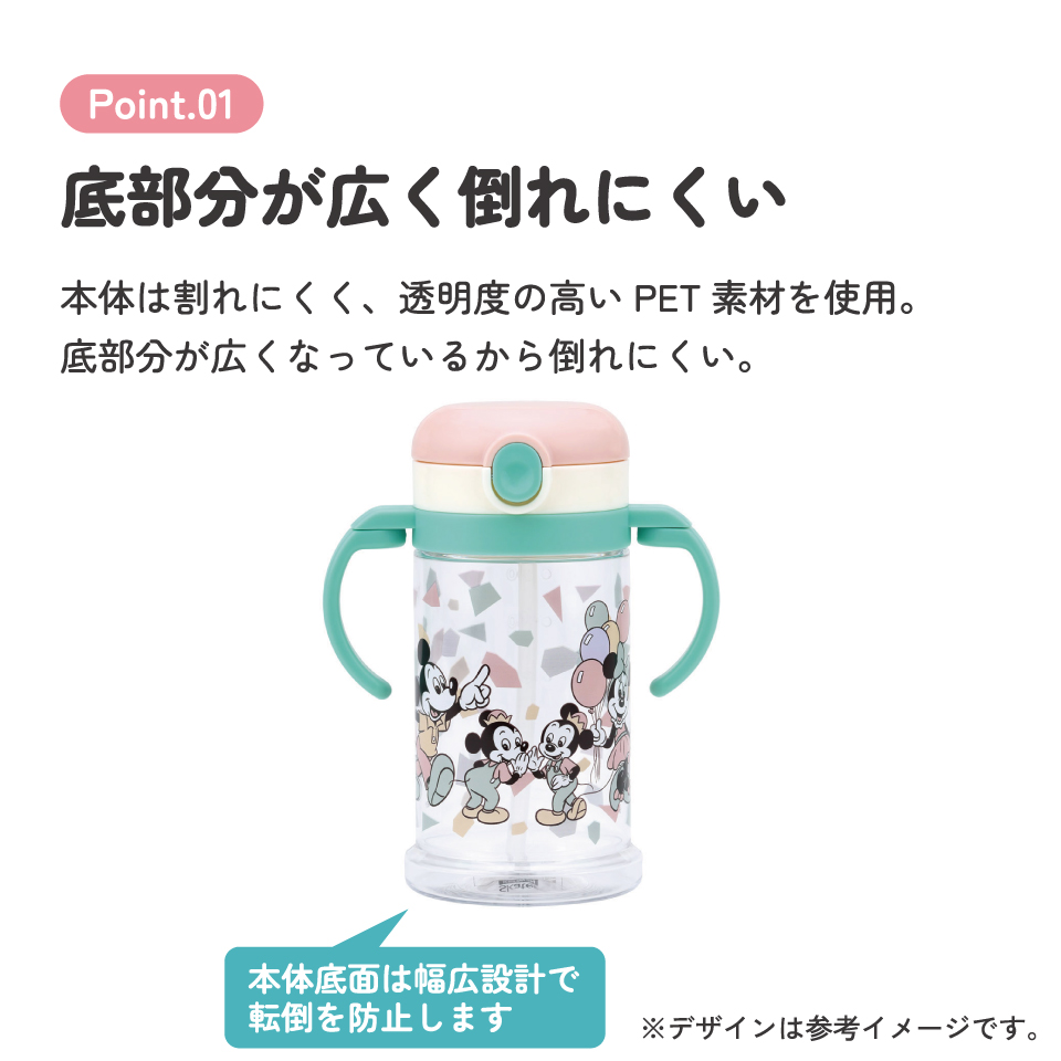 2WAYストローマグ 370ml ミッキーフレンズ/レトロ/KSHW2N_4973307614910/スケーター