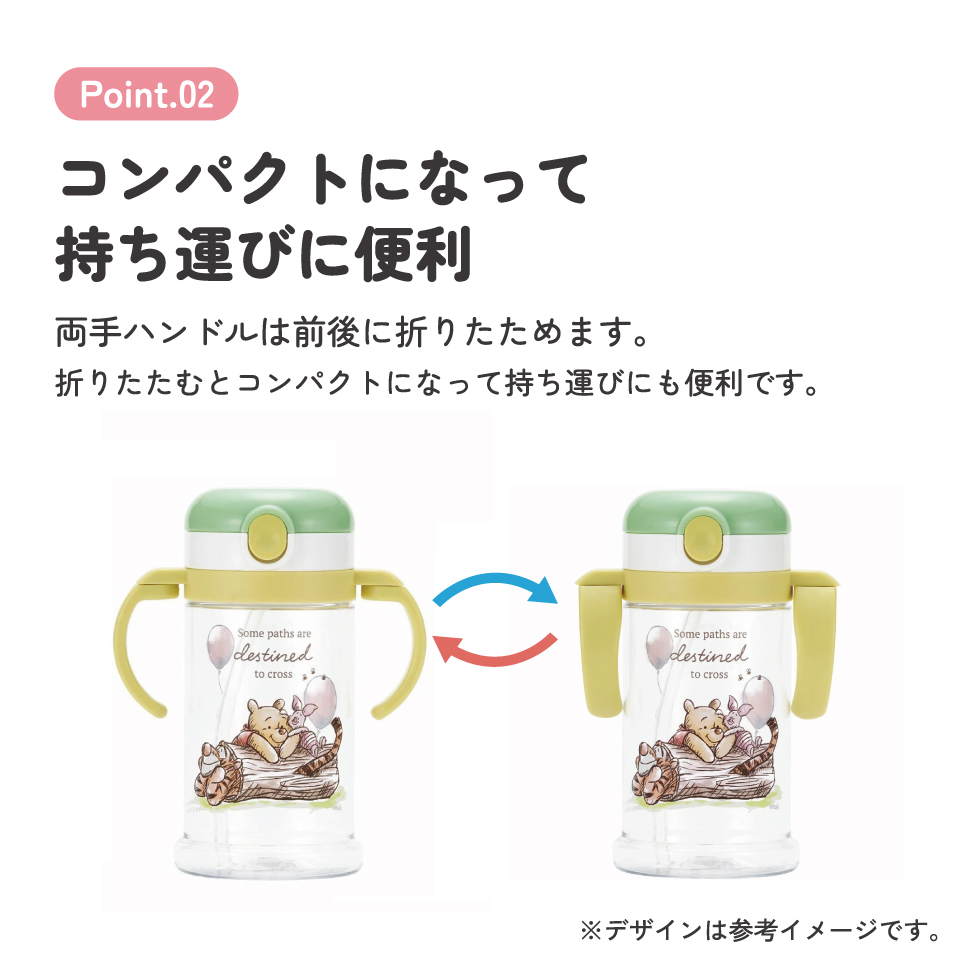 2WAYストローマグ 370ml くまのプーさん/KSHW2N_4973307615139/スケーター