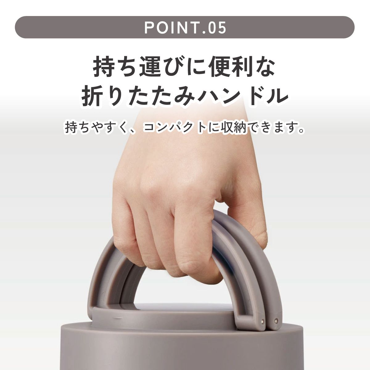 【送料無料】折りたたみ ハンドル付き 保温 保冷 丼 ステンレスランチジャー 800ml お弁当 ランチ 温かい スケーター skater LDNO8AG グローバルカラー アッシュブルー