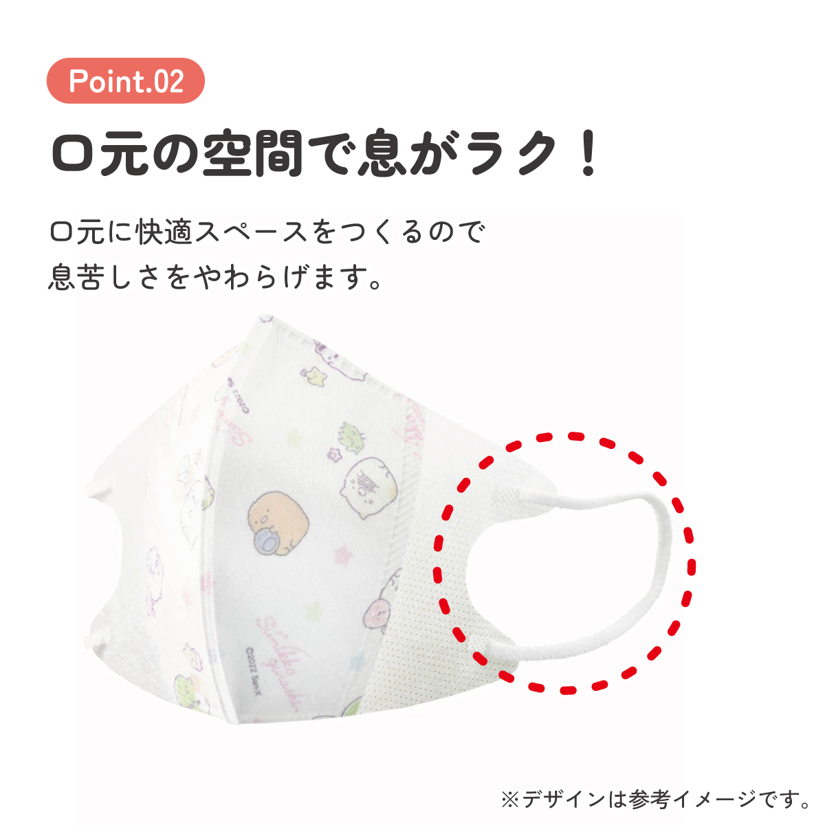 子供立体マスク Mサイズ/25枚入りすみっこ 星空さんぽ/MSKS25_4973307627095/スケーター