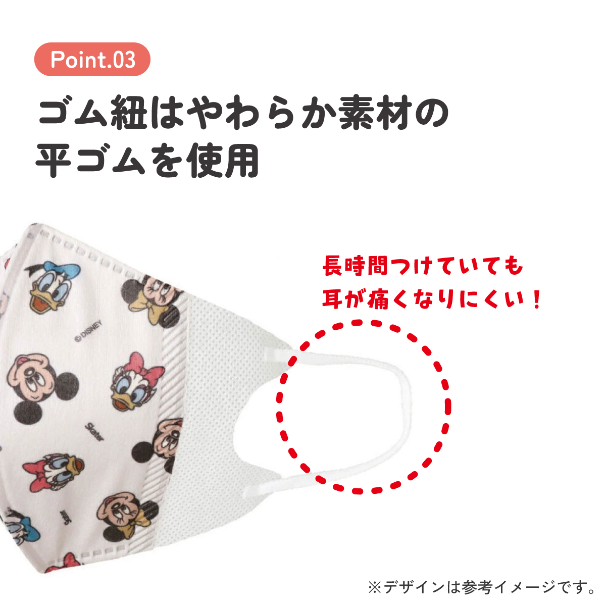 子供立体マスク Mサイズ/7枚入りミッキー&フレンズ/MSKS3N_4973307625985