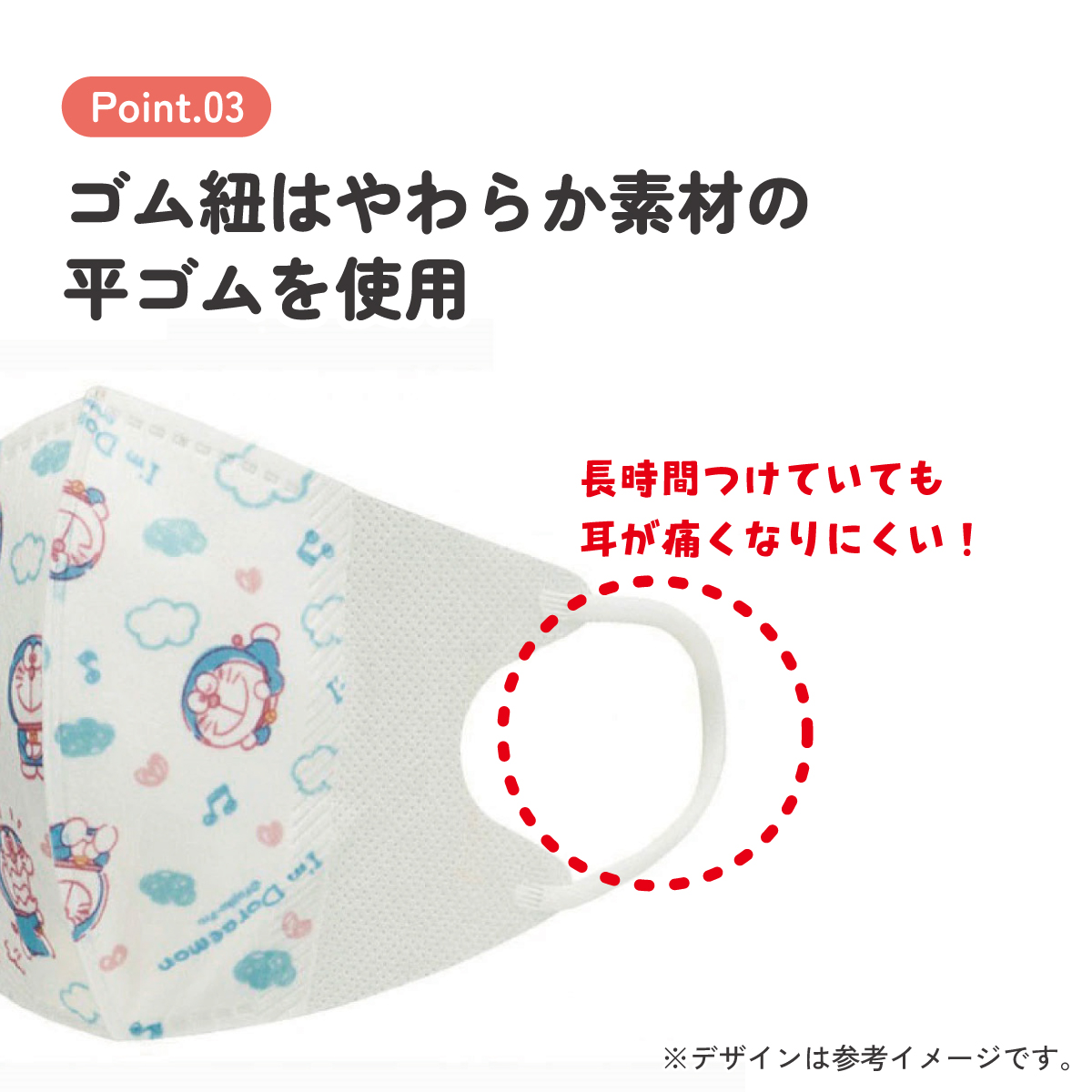 子供立体マスク Mサイズ/7枚入りドラえもん/MSKS3N_4973307626388