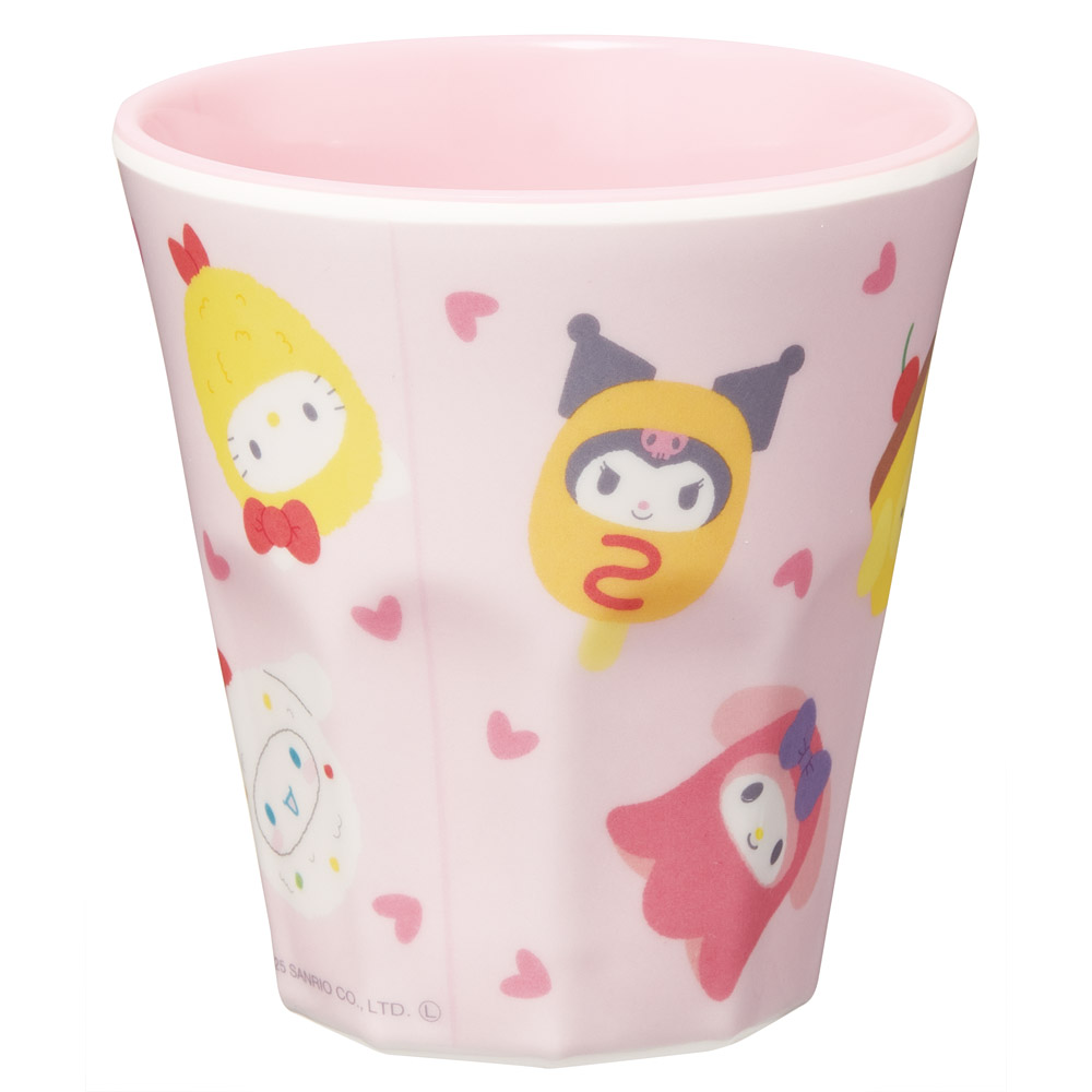 メラミンタンブラー 270ml サンリオキャラクターズ なりきり食べ物/MTB2_4973307710797