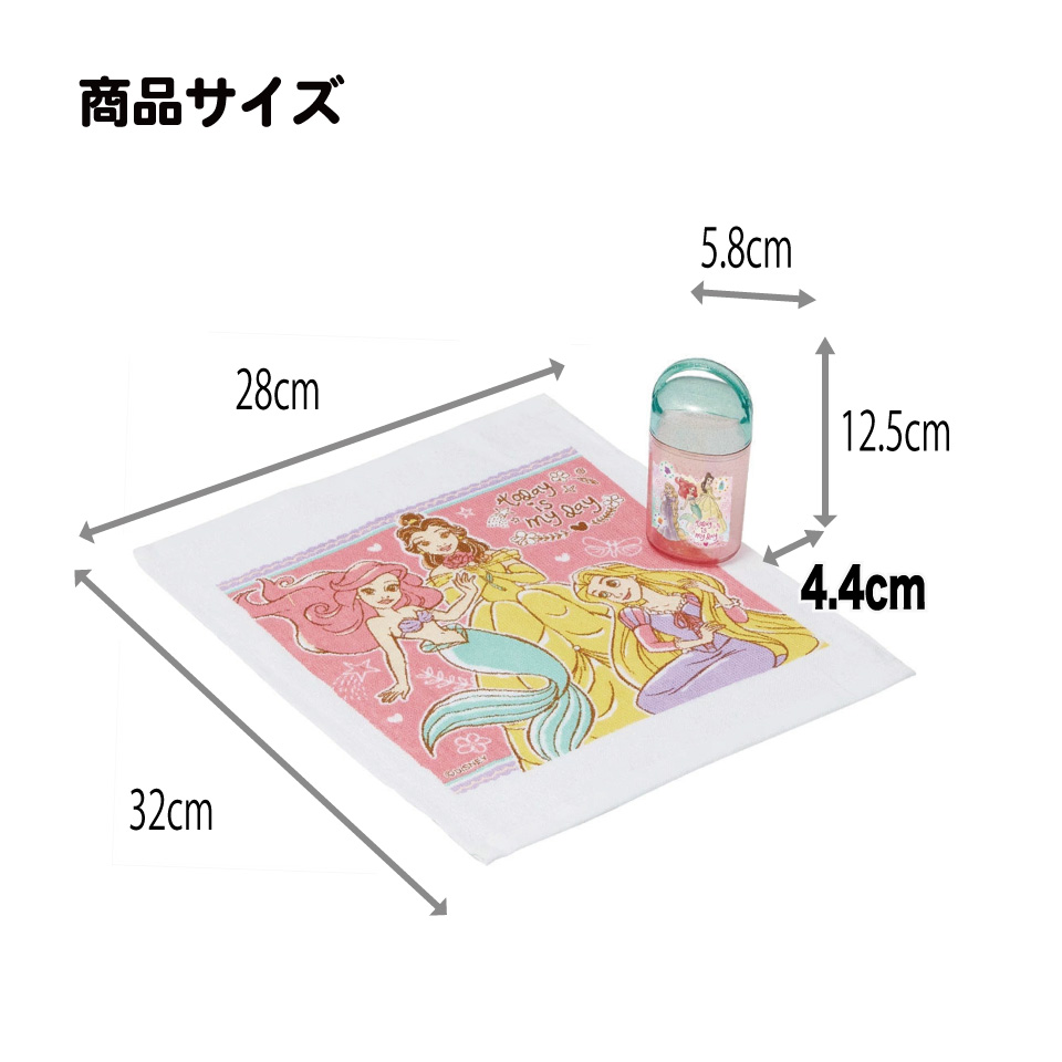 抗菌ケース付おしぼり プリンセス23/OA5AG_4973307604270/スケーター