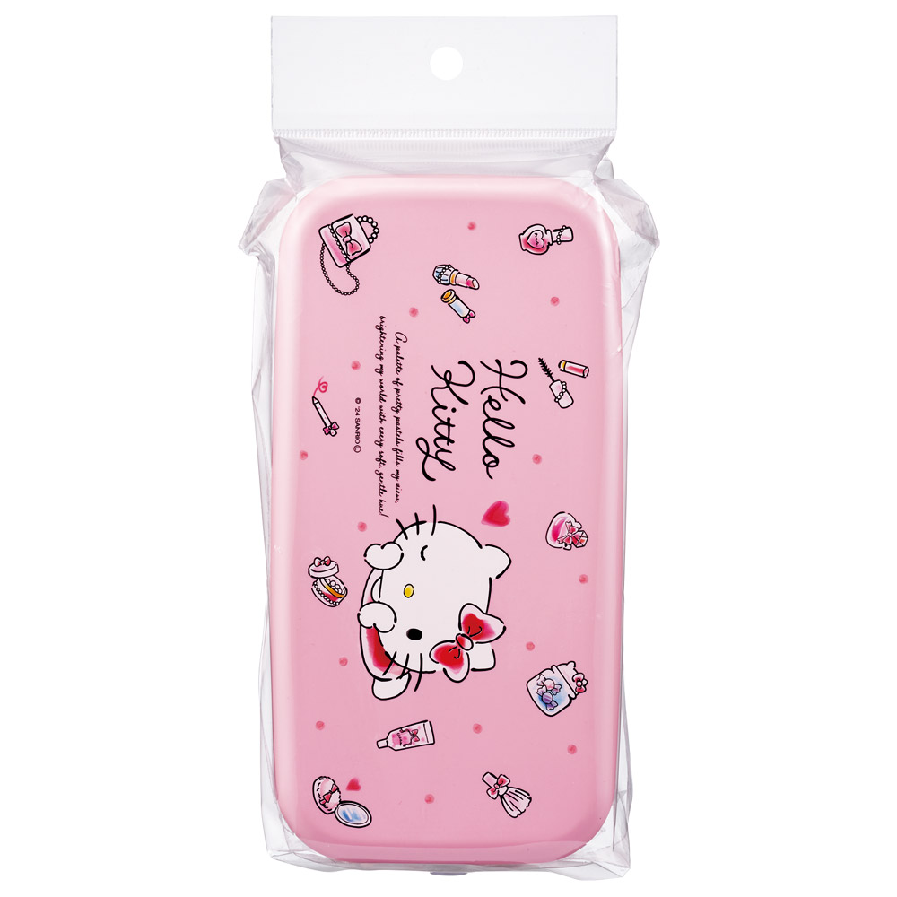 環境に配慮した ランチボックス 1000ml 2段 お弁当箱 カトラリー付き 大人 skater スケーター PLB10WSB キティ ハローキティ キティちゃん 女の子