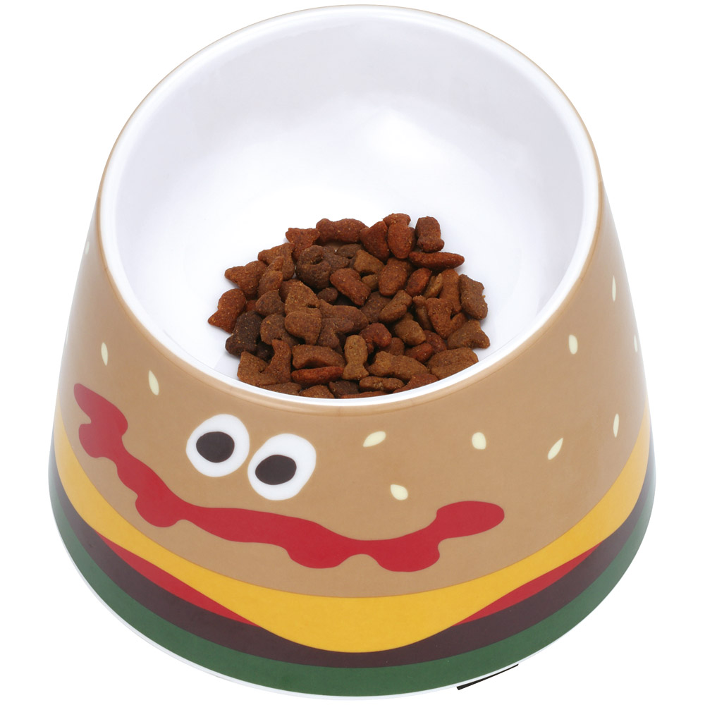 メラミン製 フード ボウル ペット 食器 エサ 犬 わんちゃん メラミン キャラクター スケーター skater PMFB1 バーガーコンクス BURGER CONX 男の子 女の子【いぬ 餌 エサ 皿 ワンちゃん】