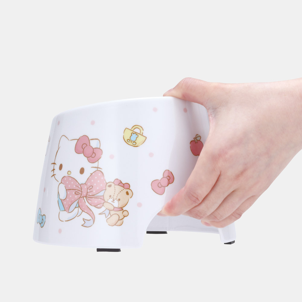 メラミン製 フード ボウル ペット 食器 エサ 犬 わんちゃん メラミン キャラクター スケーター skater PMFB1 キティ ハローキティ キティちゃん 女の子【いぬ 餌 エサ 皿 ワンちゃん】