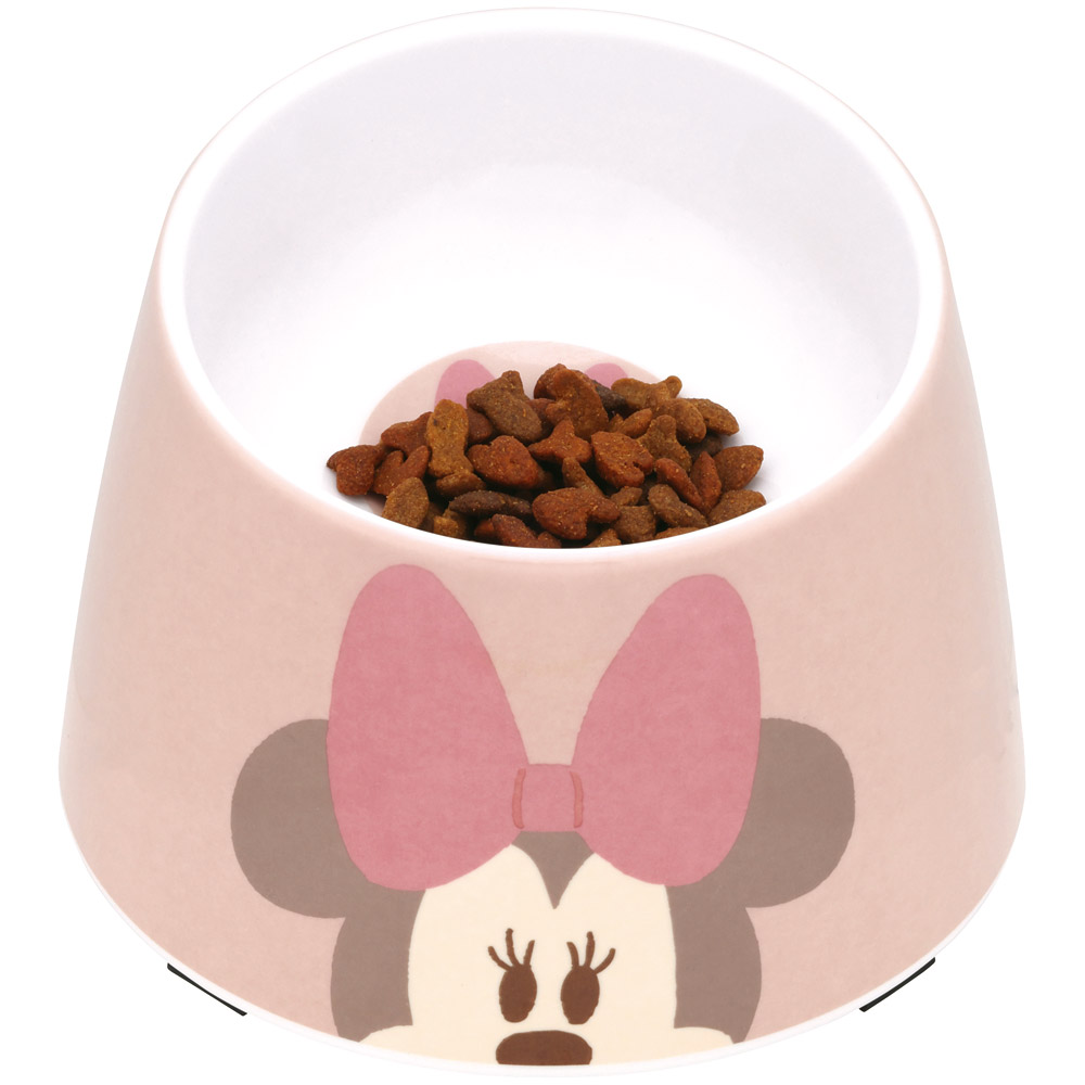 メラミン製 フード ボウル ペット 食器 エサ 犬 わんちゃん メラミン キャラクター スケーター skater PMFB1 ミニーマウス ミニー Minnie ディズニー 女の子【いぬ 餌 エサ 皿 ワンちゃん】
