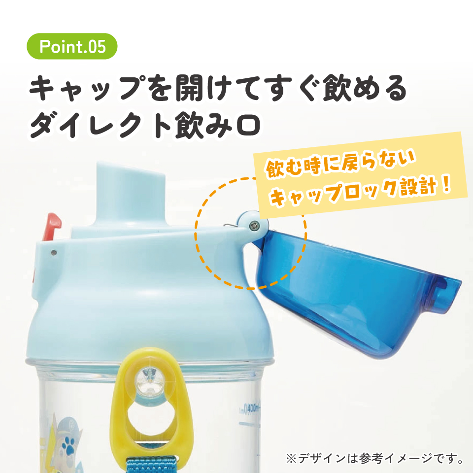 健康クリアマーカーボトル 480ml パウ・パトロール23/PSB5TRC_4973307653209