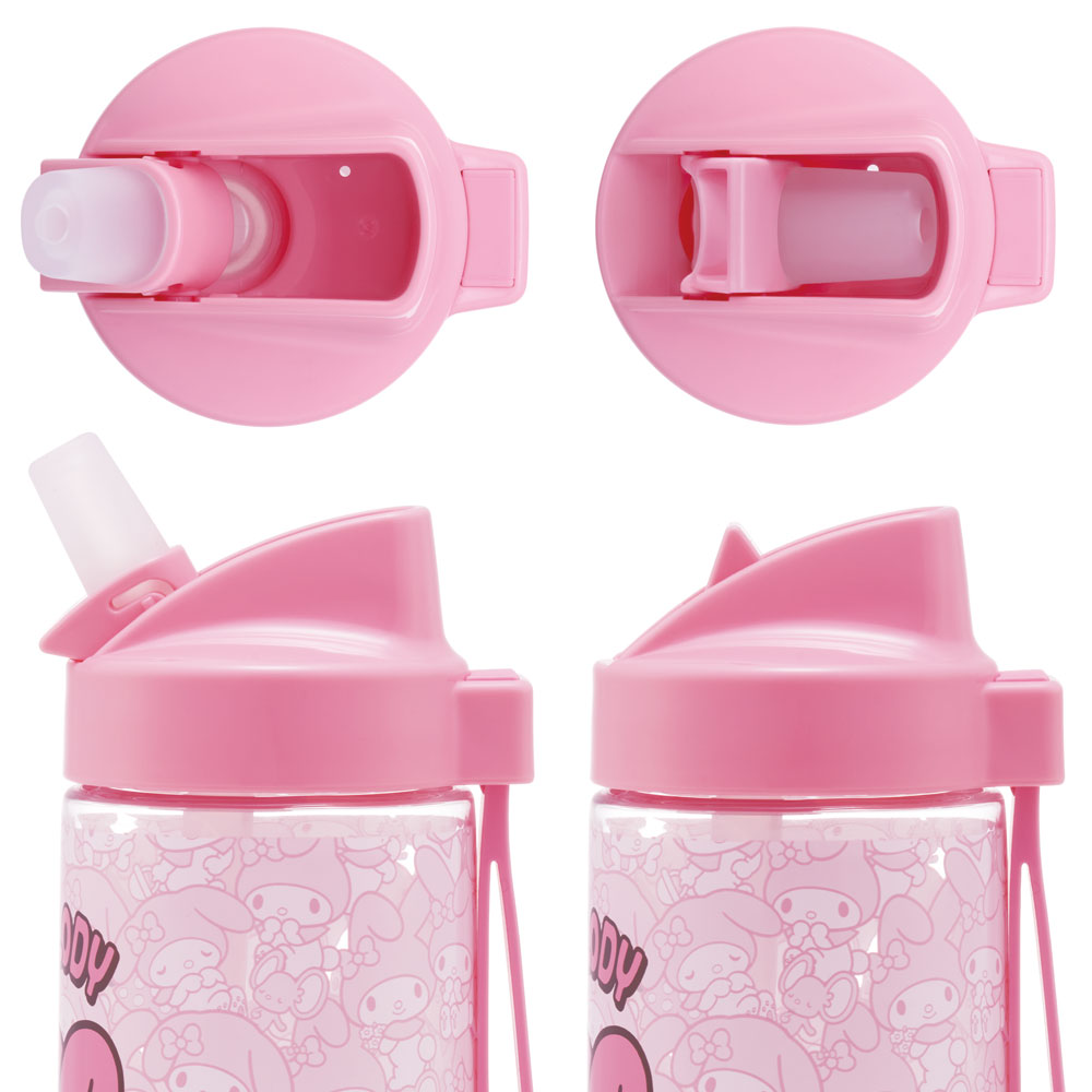 ストロー ボトル 水筒 500ml スパウト型 プラスチック クリア キッズ 子供 スケーター skater PSTB5 マイメロディ マイメロ サンリオ 女の子 女子
