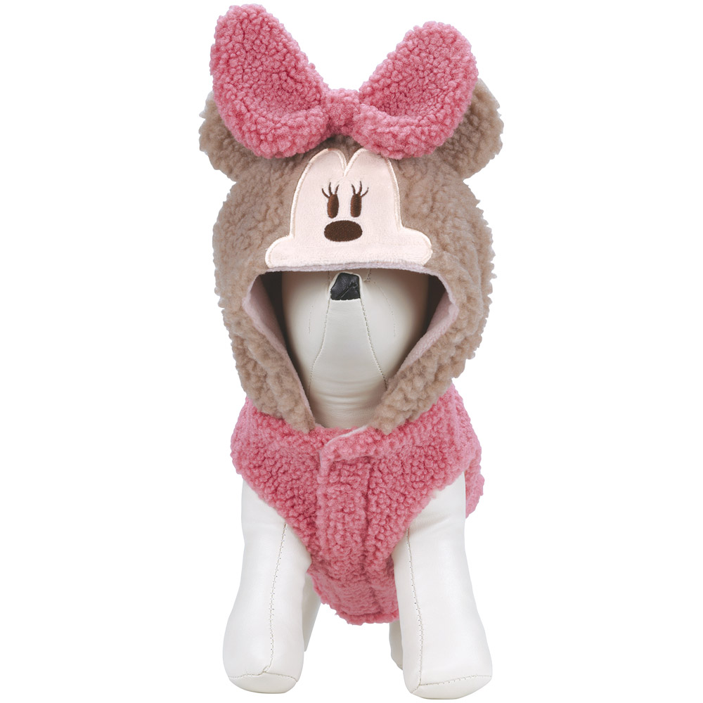 ボアタンク なりきり フード付き Mサイズ 犬 ペット 服 衣装 キャラクター skater スケーター PTFB2 ミニーマウス ミニー Minnie ディズニー 女の子【着ぐるみ SNS 映え コスプレ 仮装 ペット いぬ かわいい】