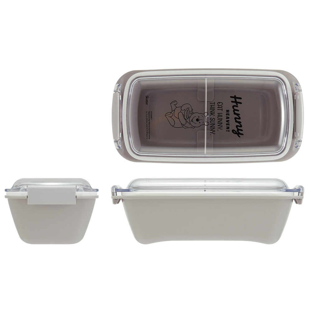 パッキンがはずしやすく洗いやすいお弁当箱 530ml くまのプーさん/PTLB6B_4973307687013