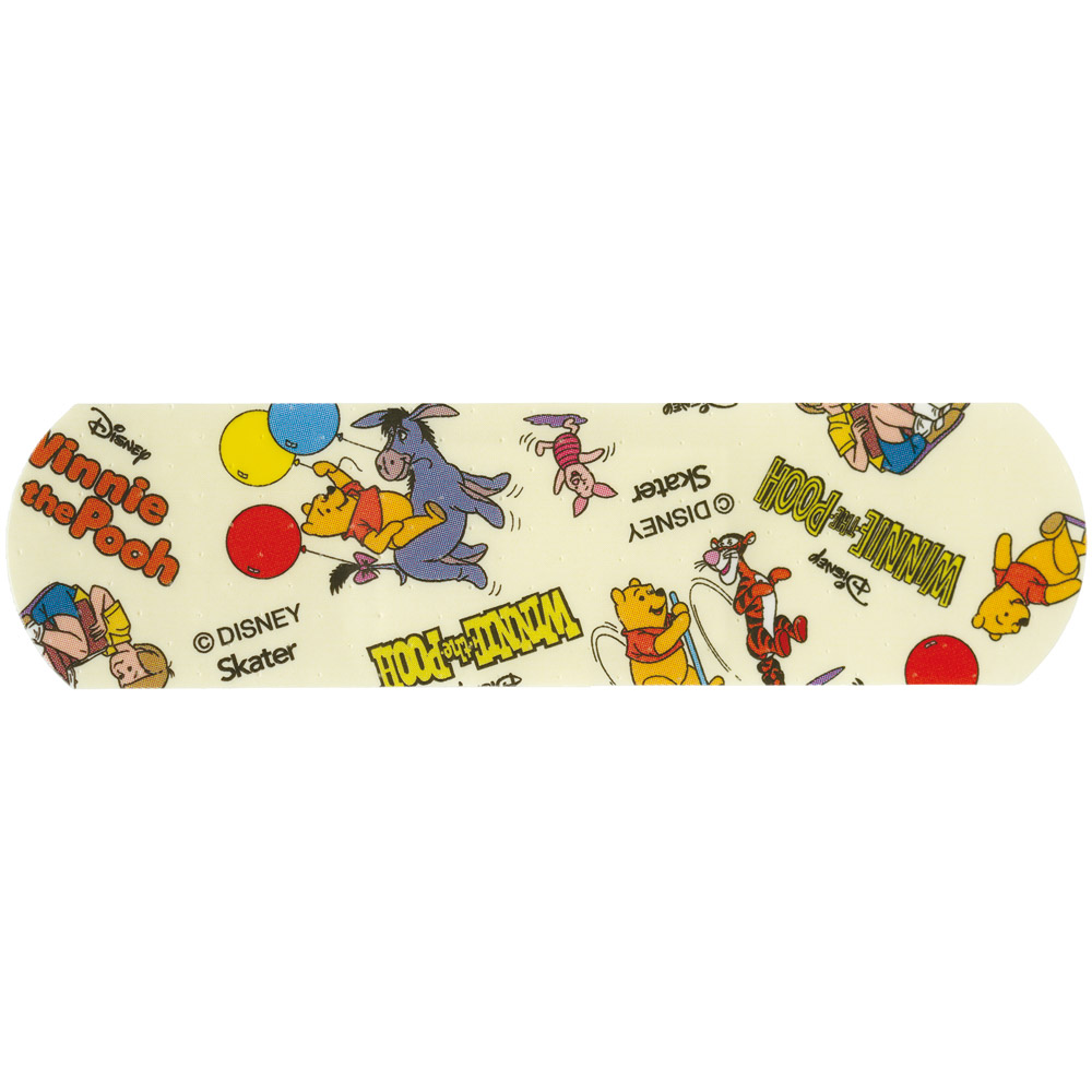 【メール便対象品】 スケーター 絆創膏 キャラクター 可愛い 20枚入 M サイズ ばんそうこう 子供 子ども 園児 skater QQB1C くまのプーさん プーさん Pooh 女性 レディース【幼児 キッズ バンソウコウ 可愛い けが 怪我 ケガ キズ 傷 きず 救急】