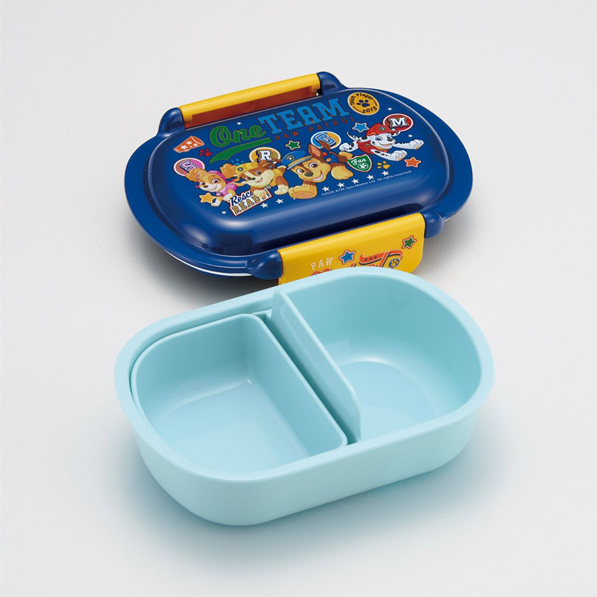 スケーター お弁当箱 子供 360ml 洗いやすい パッキン 日本製 食洗機対応 ふわっと型ふた skater QTAF2BA パウ パトロール 27年 パウパト 男の子 男子 男児【キャラクター 1段 ランチボックス 丸型 幼稚園 キッズ】
