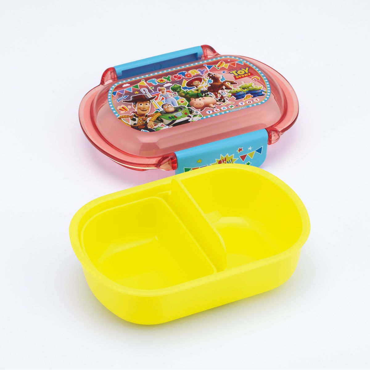 スケーター お弁当箱 子供 360ml 洗いやすい パッキン 日本製 食洗機対応 ふわっと型ふた skater QTAF2BA トイストーリー 27年 トイ・ストーリー 男の子 女の子【キャラクター 1段 ランチボックス 丸型 幼稚園 キッズ】