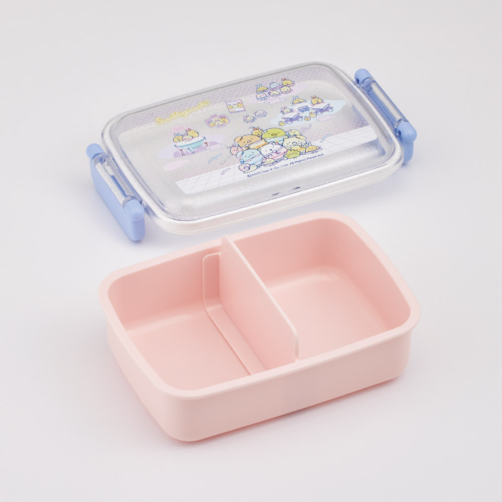 お弁当箱 子供用 450ml 食洗機対応 日本製 おかずがつぶれにくいドーム型ふた RBF3AN すみっコぐらし 夢みるしっぽず