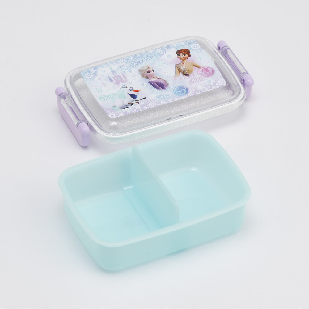 スケーター お弁当箱 子供用 450ml 食洗機対応 日本製 おかずがつぶれにくいドーム型ふた skater RBF3AN アナと雪の女王 26年 アナ雪 ディズニー 女子【キャラクター 1段 ランチボックス 角型 かわいい おしゃれ 幼稚園 キッズ】
