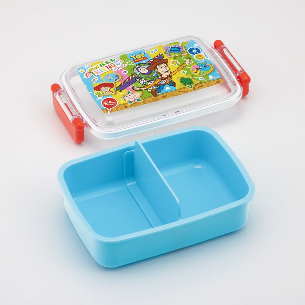 スケーター お弁当箱 子供用 450ml 食洗機対応 日本製 おかずがつぶれにくいドーム型ふた skater RBF3AN トイストーリー 26年 トイ・ストーリー 男の子 女の子【キャラクター 1段 ランチボックス 角型 可愛い 幼稚園 キッズ】