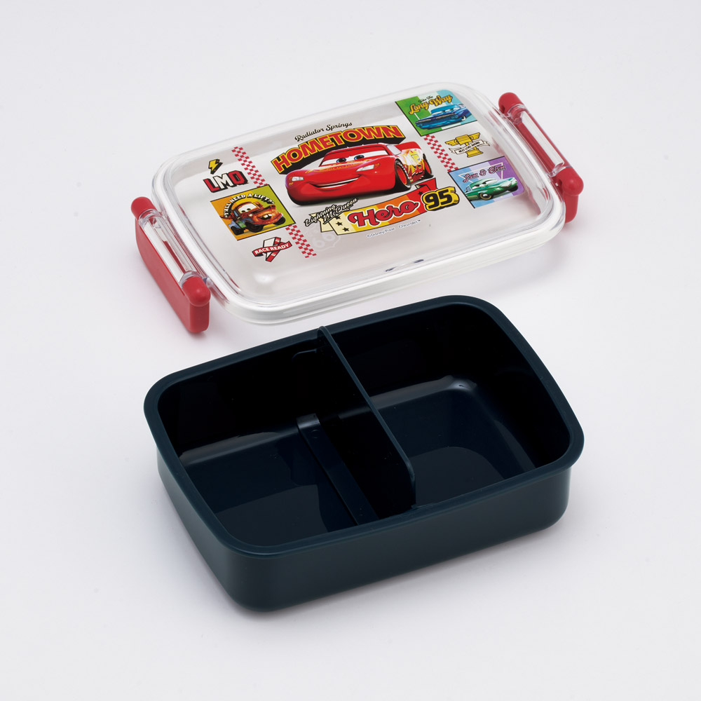 スケーター お弁当箱 子供用 450ml 食洗機対応 日本製 おかずがつぶれにくいドーム型ふた skater RBF3AN カーズ 26年 Cars ディズニー Disney 男の子 男子【キャラクター 1段 ランチボックス 角型 可愛い 幼稚園 キッズ】