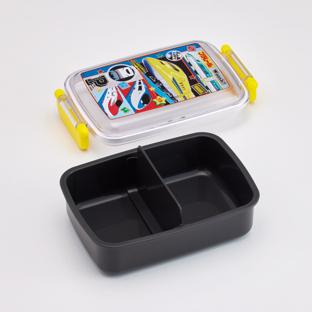 スケーター お弁当箱 子供用 450ml 食洗機対応 日本製 おかずがつぶれにくいドーム型ふた skater RBF3AN プラレール 26年 Plarail 電車 新幹線 男の子【キャラクター 1段 ランチボックス 角型 かわいい おしゃれ 幼稚園 キッズ】