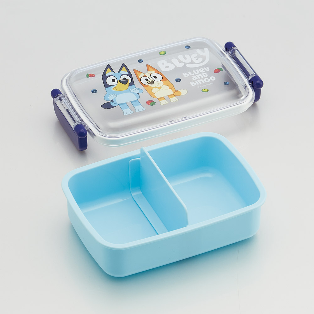 スケーター お弁当箱 子供用 450ml 食洗機対応 日本製 おかずがつぶれにくいドーム型ふた skater RBF3AN ブルーイ Bluey グッズ ビンゴ キャラクター【キャラクター 1段 ランチボックス 角型 可愛い 幼稚園 キッズ】