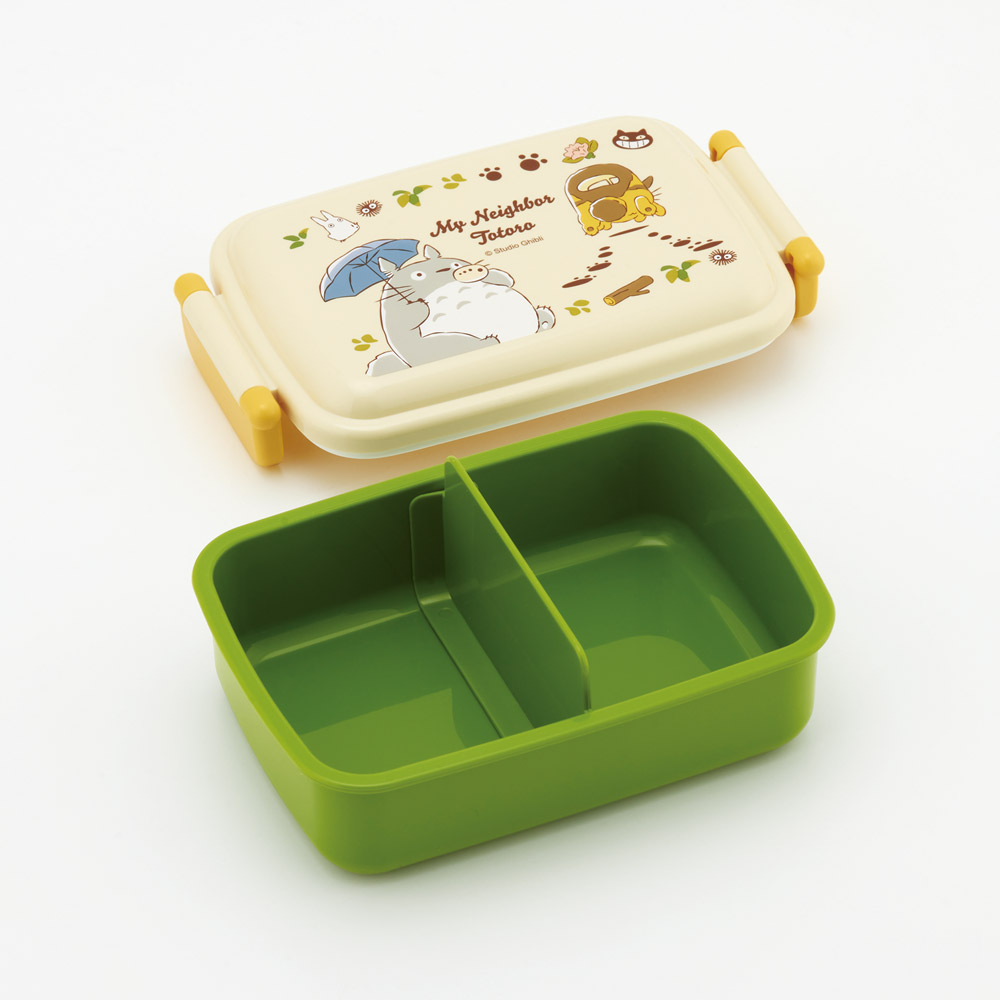 スケーター お弁当箱 子供用 450ml 食洗機対応 日本製 おかずがつぶれにくいドーム型ふた skater RBF3AN となりのトトロ ネコバス totoro スタジオジブリ【キャラクター 1段 ランチボックス 角型 可愛い キッズ】