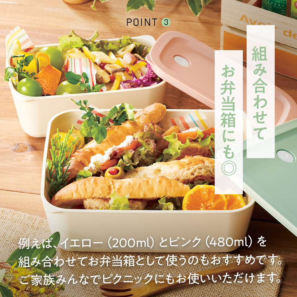 【送料無料】システム コンテナ ランチ 4P セット ベーシック お弁当箱 ボックス 保存 容器 サイズ違い 冷凍弁当 冷凍保存 つくりおき 作り置き 時短 食洗機対応 電子レンジ対応 4個 日本製 LBST4S スケーター