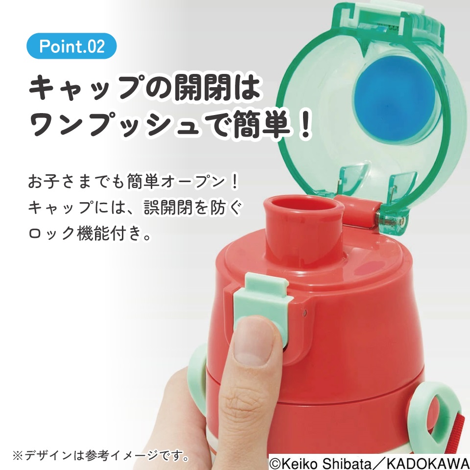 【送料無料】超軽量ダイレクトステンレスボトル 470ml パンどろぼう/SDC4_4973307646997