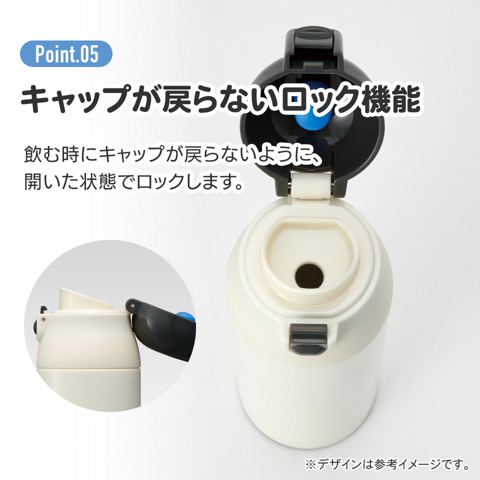 【送料無料】ステンレス マグ ボトル 500ml ロック 付き ワンプッシュ 水筒 直飲み 保温 保冷 skater SDPC5 スケーター スヌーピー SNOOPY バルーン ピーナッツ 女性