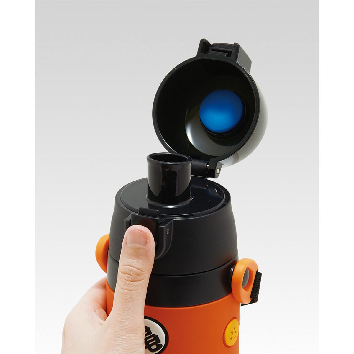 スケーター 水筒 立体プリント キッズ ワンタッチ 直飲み ステンレス 480ml かわいい skater SDPV5 ドラゴンボール Z DB 男の子 男子【保育園 幼稚園 ロック付き 保冷 ダイレクト ベルト付き プレゼント】
