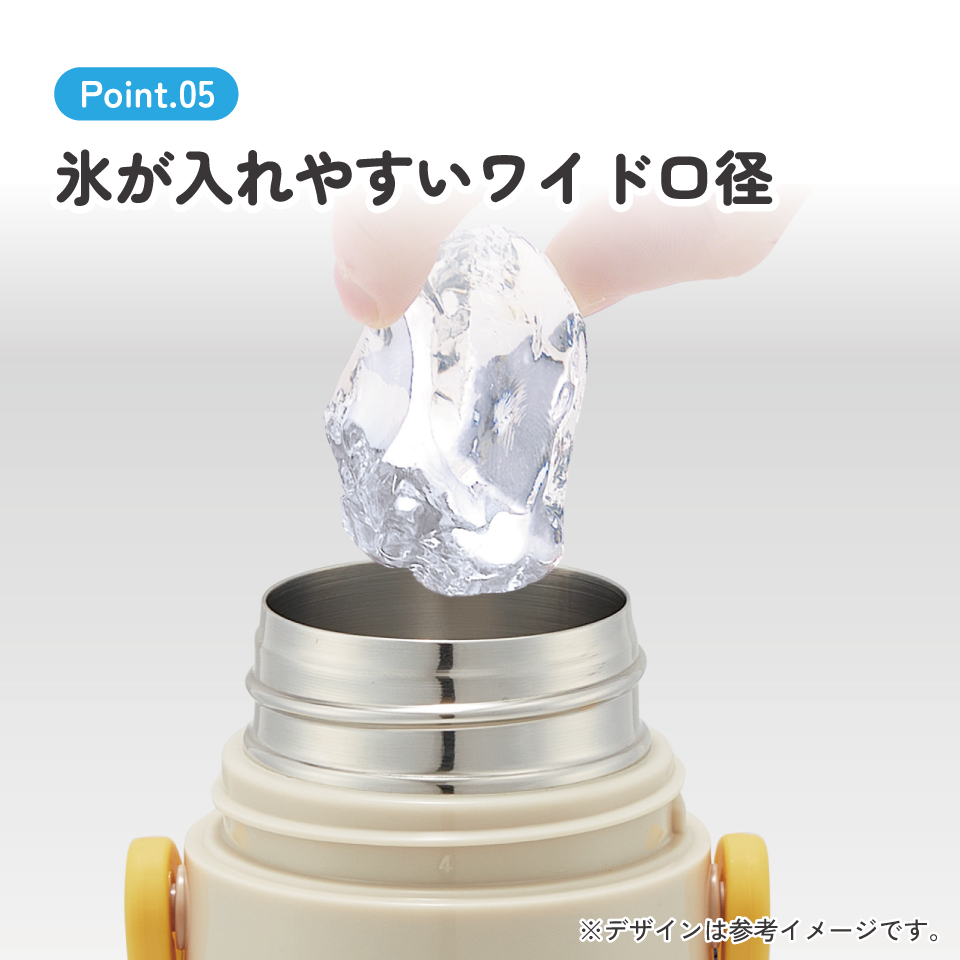 超軽量2WAYステンレスボトル 470ml/430mlディノサウルス ピクチャ/SKDC4_4973307624513
