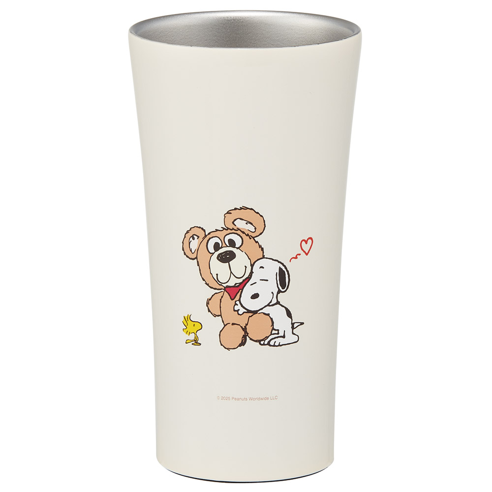 スケーター タンブラー おしゃれ 保温 保冷 ステンレスタンブラー 400ml キャラクター グッズ skater STB4N スヌーピー SNOOPY and BEAR ピーナッツ 女性