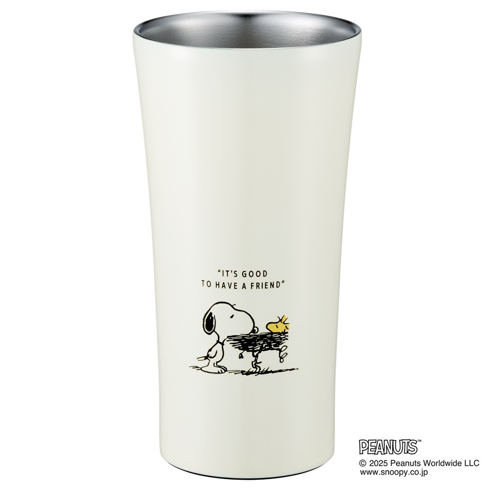 スケーター タンブラー おしゃれ 保温 保冷 ステンレスタンブラー 400ml キャラクター グッズ skater STB4N スヌーピー バッジ SNOOPY ピーナッツ【コップ 割れない プレゼント ギフト お返し 小学生 食器】