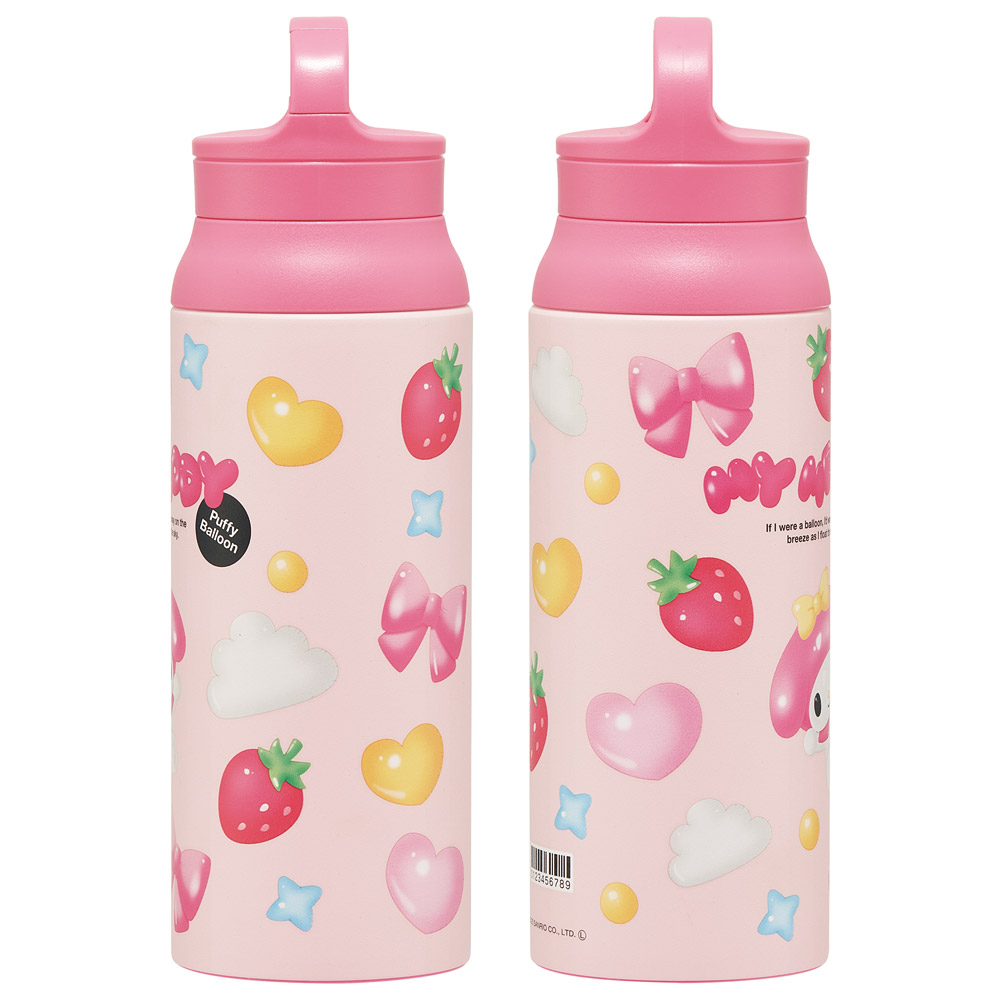 スケーター 水筒 600ml カラビナ ハンドル ステンレス ボトル 保温 保冷 キッズ 子供 STBC6 マイメロディ マイメロ サンリオ 女の子 女子