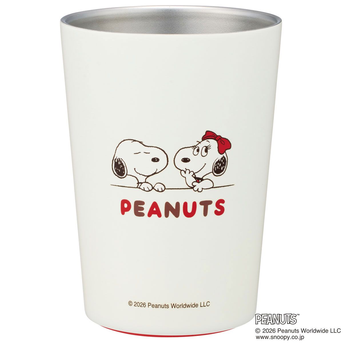 スケーター ステンレスタンブラー キャラクター コンビニ タンブラー ステンレス 400ml 保温 skater STCV2 スヌーピー ベル SNOOPY ピーナッツ 女性【おしゃれ かわいい マグカップ コーヒーマグ コップ】