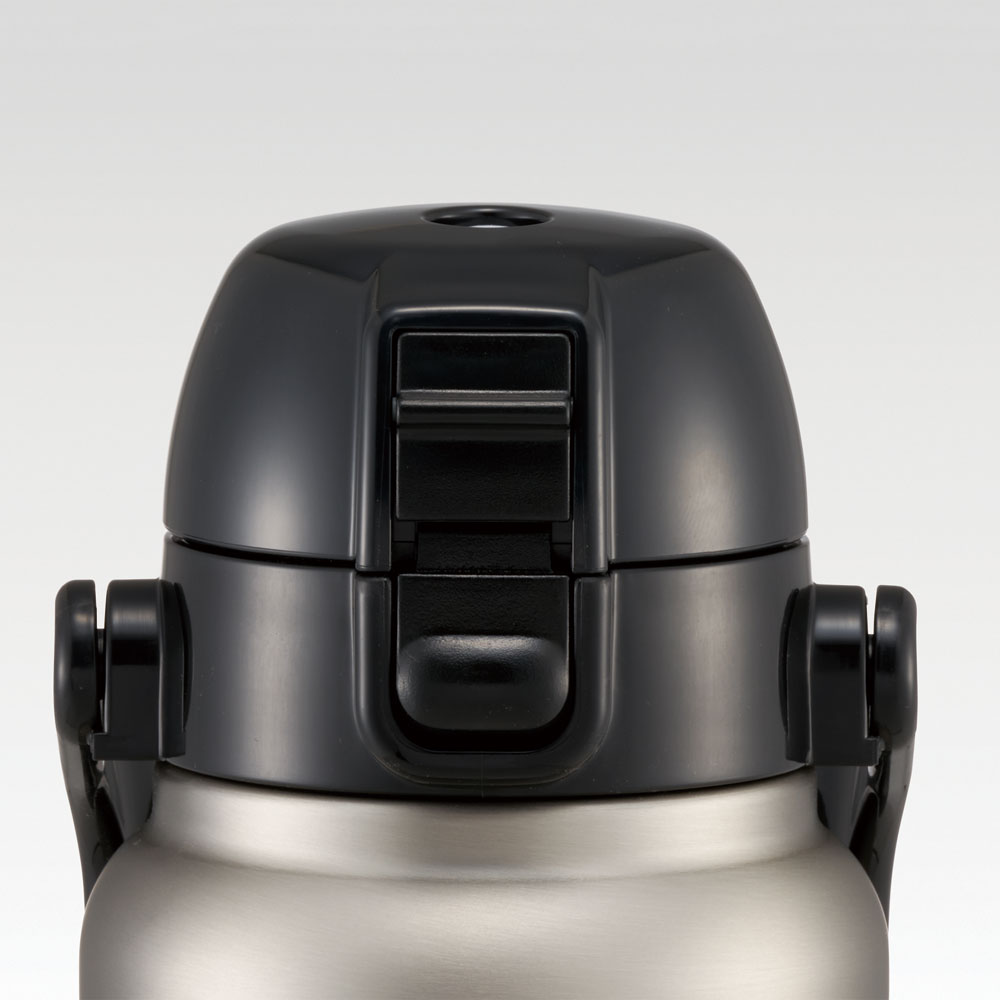 ハンドル付ワンプッシュダイレクトボトル 1000ml シルバー/STD10H_4973307596742