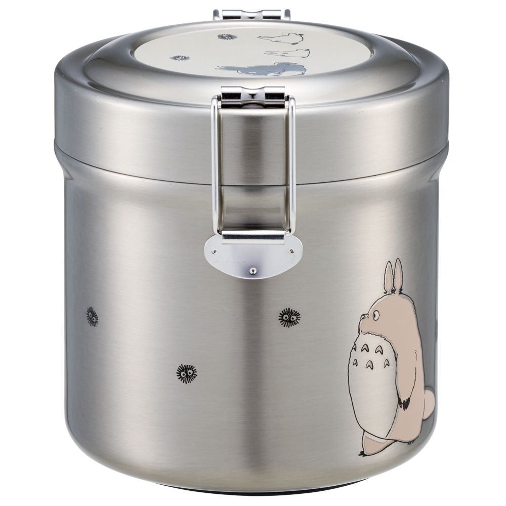 【送料無料】抗菌真空ステンレスランチジャー 600ml/2段となりのトトロ(行進)/STLB1AG_4973307647932/スケーター
